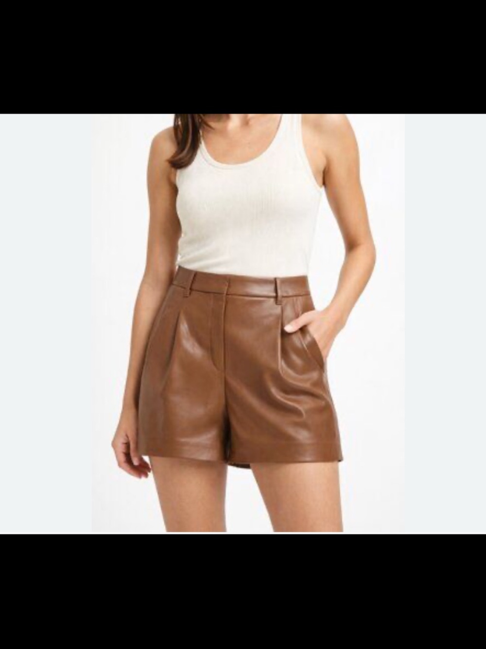 Wilfred vegan leather shorts